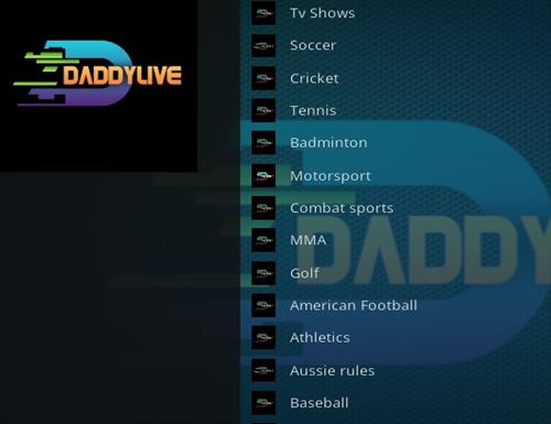 Πώς να εγκαταστήσετε το Daddy Live Kodi Addon Επισκόπηση 3