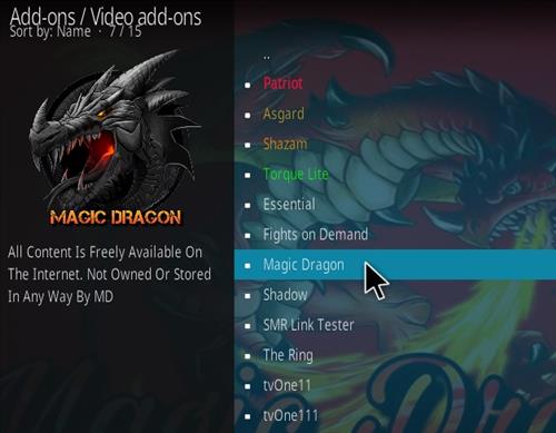 Πώς να εγκαταστήσετε το πρόσθετο Magic Dragon Kodi 2023 Ενημέρωση Βήμα 18
