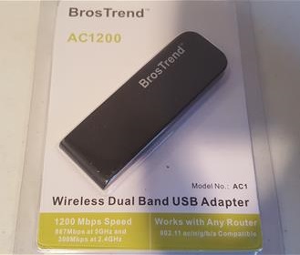 Αναθεώρηση BrosTrend AC1200 Wireless USB Adapter Dual Band