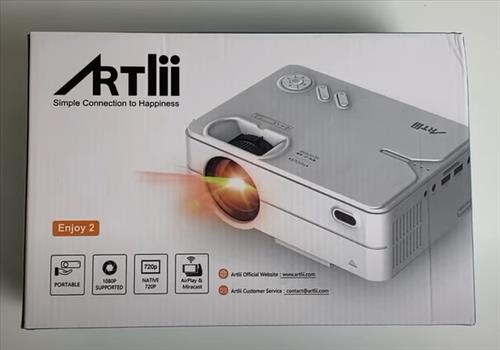 ARTLII βιντεοπροβολέα 2 LED 720p με WiFi Bluetooth