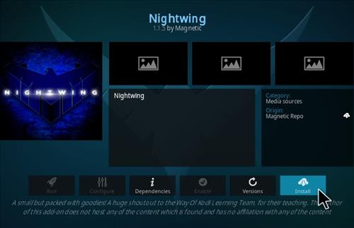 Πώς να εγκαταστήσετε την ενημέρωση πρόσθετου Nightwing Kodi Βήμα 19