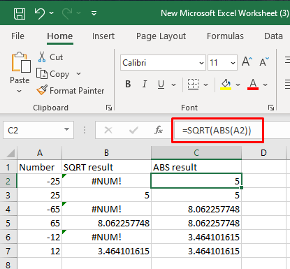 Πώς να διορθώσετε το #NUM! Σφάλματα στην εικόνα 5 του Microsoft Excel