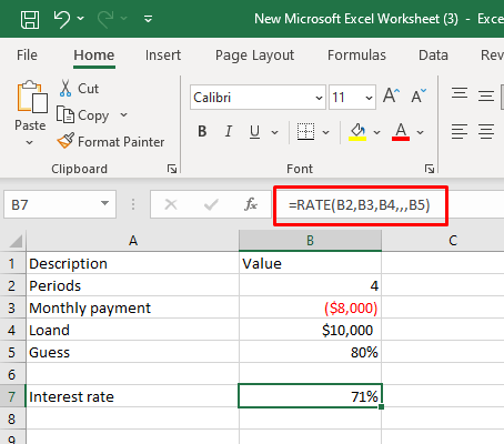 Πώς να διορθώσετε το #NUM! Σφάλματα στην εικόνα 8 του Microsoft Excel