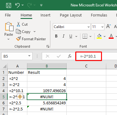 Πώς να διορθώσετε το #NUM! Σφάλματα στην εικόνα 6 του Microsoft Excel
