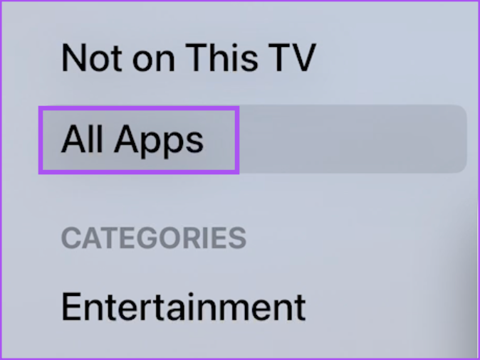 όλες οι εφαρμογές app store apple tv 4k