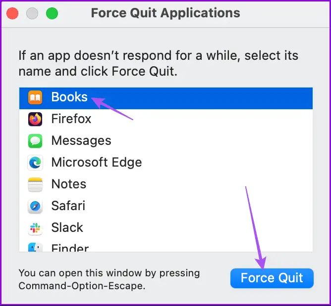Εφαρμογή βιβλίων αναγκαστικής παραίτησης σε Mac