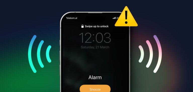 ξυπνητήρι του iPhone σας χτυπά χωρίς ήχο