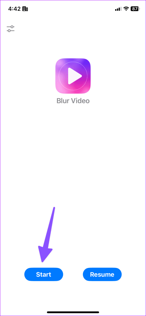 Θολώστε μέρος ενός βίντεο ή εγγραφής οθόνης στο iPhone 1