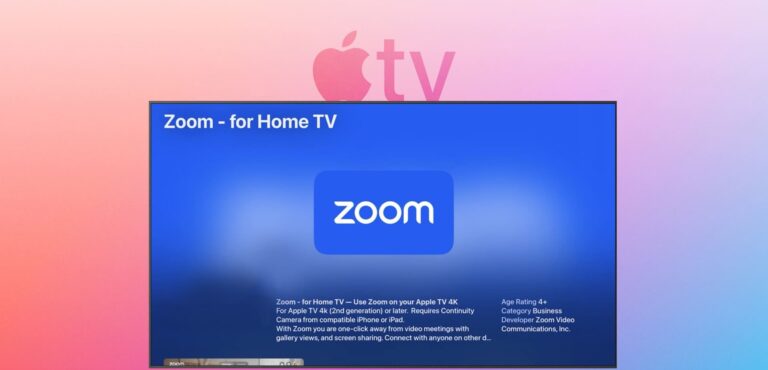 Πώς να χρησιμοποιήσετε την εφαρμογή Zoom στο Apple TV 4K
