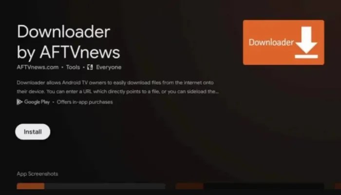 Εγκαταστήστε την εφαρμογή Downloader για να εγκαταστήσετε την εφαρμογή Lookmovie