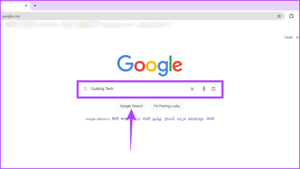 Πληκτρολογήστε το πρόβλημά σας στο πλαίσιο αναζήτησης και πατήστε το κουμπί Αναζήτηση Google