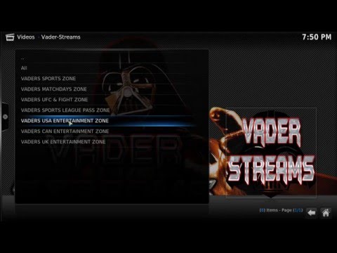 Vader Streams Addon 