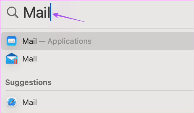 ανοίξτε την εφαρμογή αλληλογραφίας για Mac