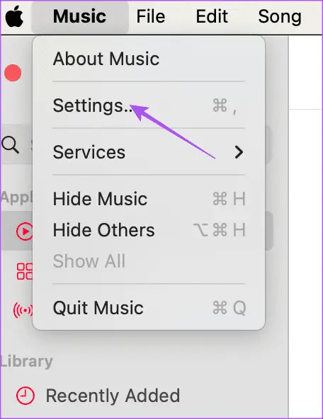 ρυθμίσεις apple music mac 1