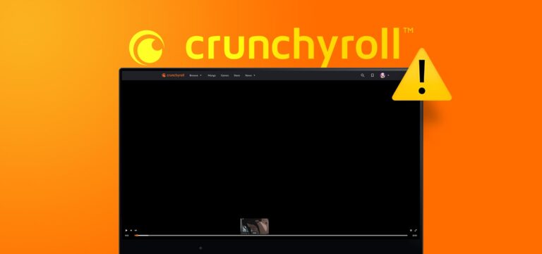 μαύρη οθόνη στο Crunchyroll