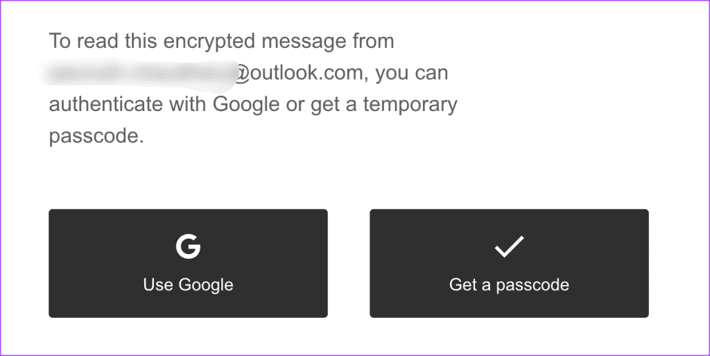 εισαγάγετε τον κωδικό πρόσβασης για την αποκρυπτογράφηση email από το Outlook