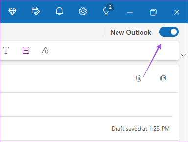 απενεργοποιήστε τα νέα παράθυρα του Outlook