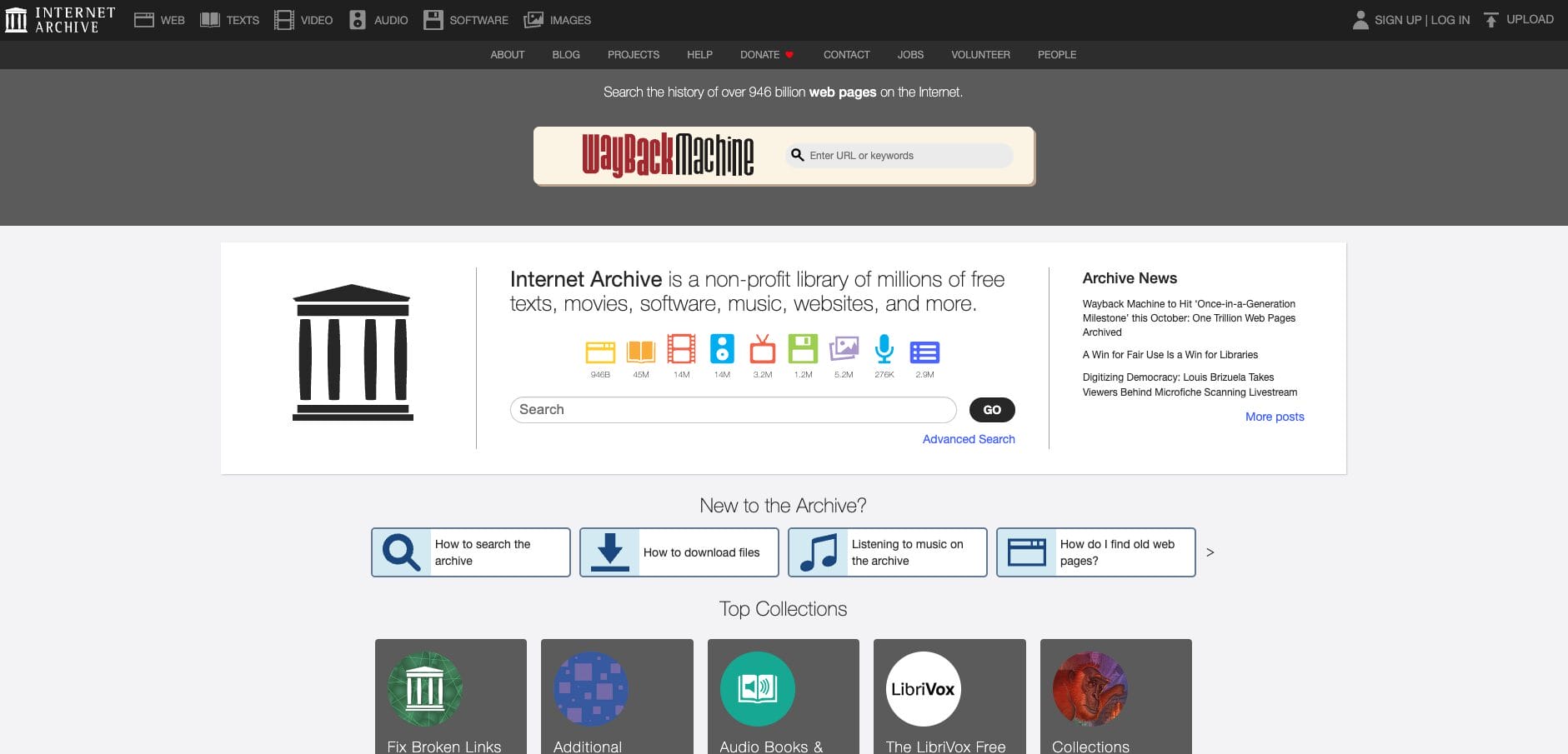Η ψηφιακή βιβλιοθήκη Internet Archive για νόμιμα torrent