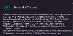 Πρόσθετο VPN Torrentio για Stremio