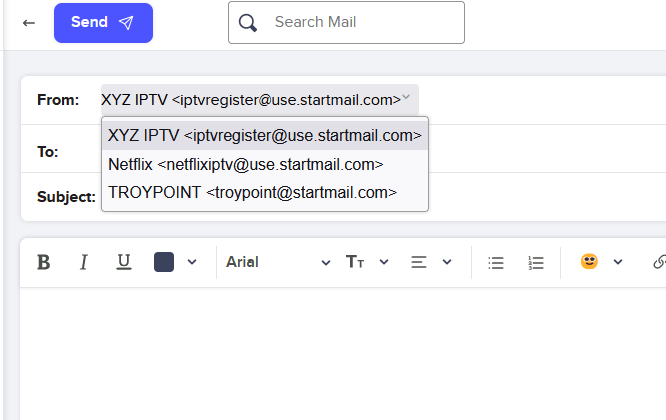 Ψευδώνυμα StartMail