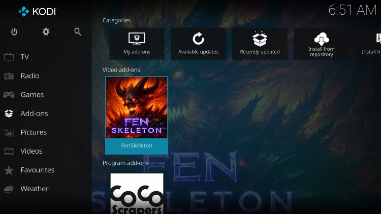 ανοιχτό FenSkeleton