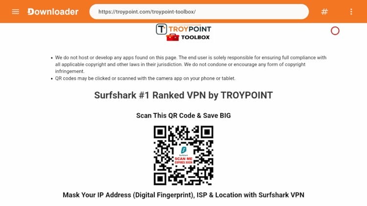 Αυτό σας μεταφέρει στην αρχική οθόνη του TROYPOINT Toolbox.