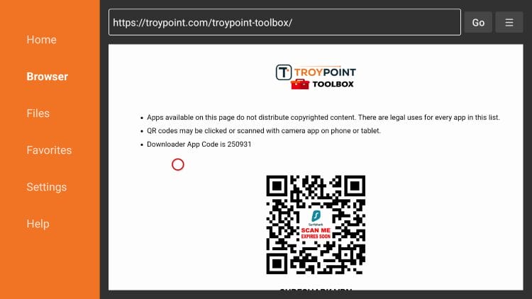 Αρχική σελίδα TROYPOINT Toolbox