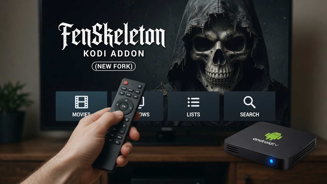 Πώς να εγκαταστήσετε το FenSkeleton Kodi Addon (New Fork)