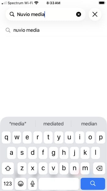 Αναζήτηση για nuvio media σε iPhone ή iPad