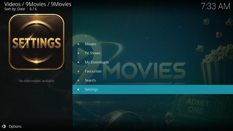 Κατηγορίες πρόσθετων 9Movies