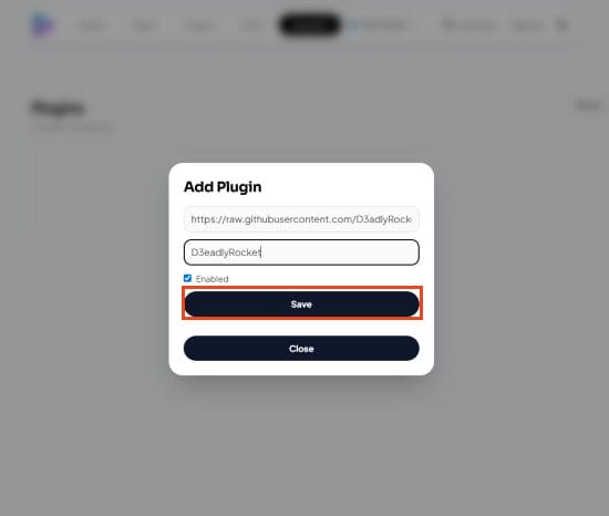 Εισαγωγή URL αποθετηρίου και ονόματος και αποθήκευση