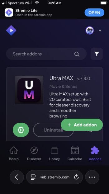 Το πρόσθετο Ultra Max στη βιβλιοθήκη σας