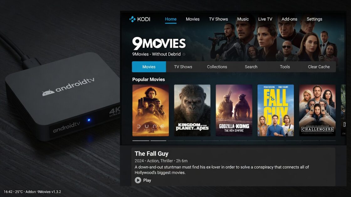 Πώς να εγκαταστήσετε το πρόσθετο Kodi του 9Movies (επιλογή χωρίς Debrid)