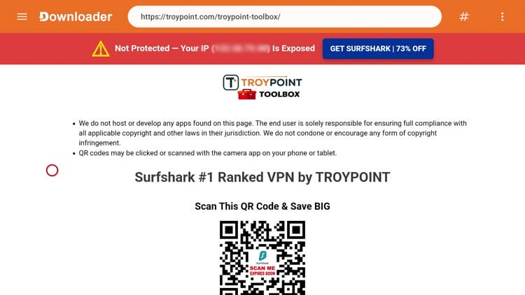 Εργαλειοθήκη TROYPOINT στο Fire TV