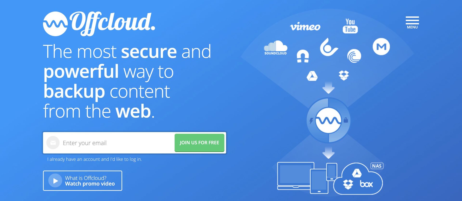 Ιστότοπος Offcloud