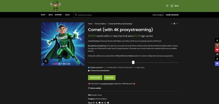 Comet Stremio Premium