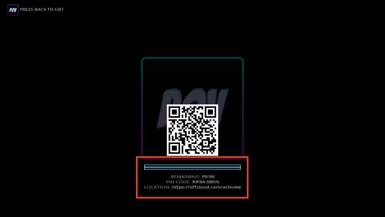 κωδικός εξουσιοδότησης offcloud για το Kodi