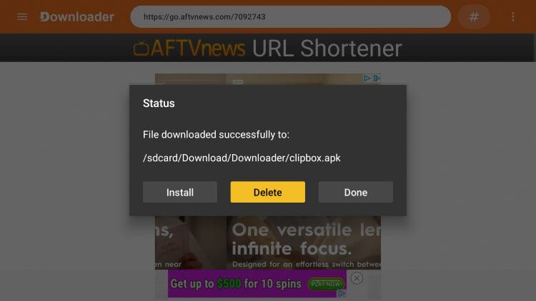 Επιλογή Delete (Διαγραφή)