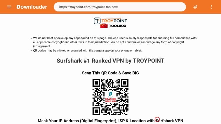 Κωδικός Downloader 250931 για το Toolbox του techvortex