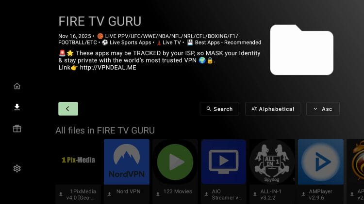 Κωδικός Unlinked FIRETVGURU