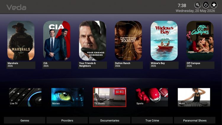 Το Kodi Build Veda