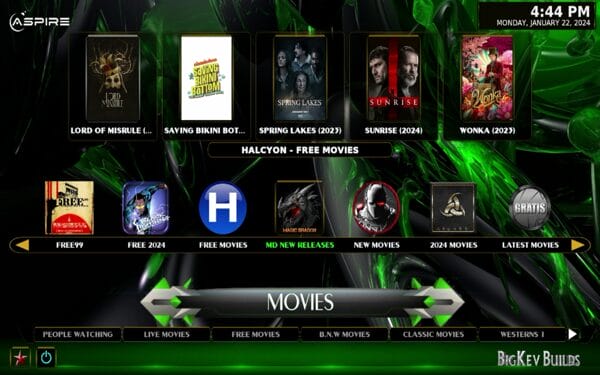 Το Kodi Build Aspire