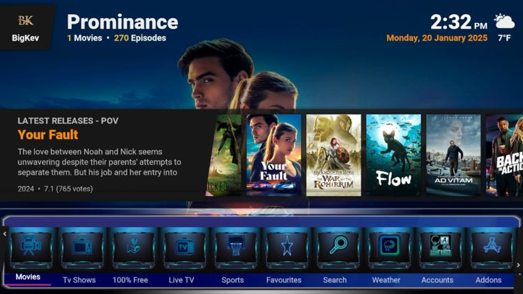 Το Kodi Build Prominance