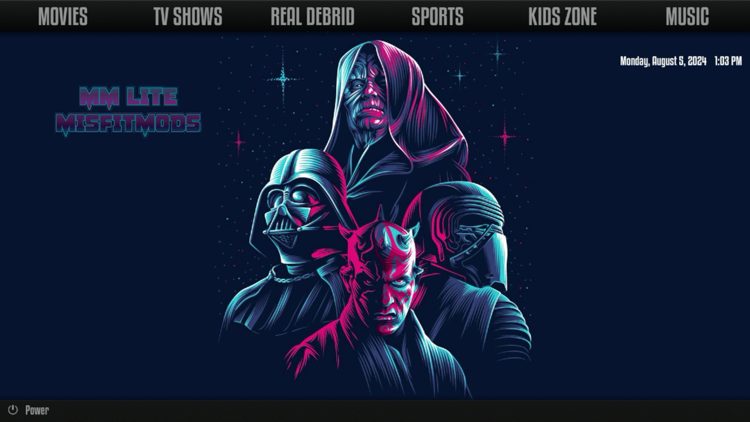 Το Kodi Build Misfit Mods