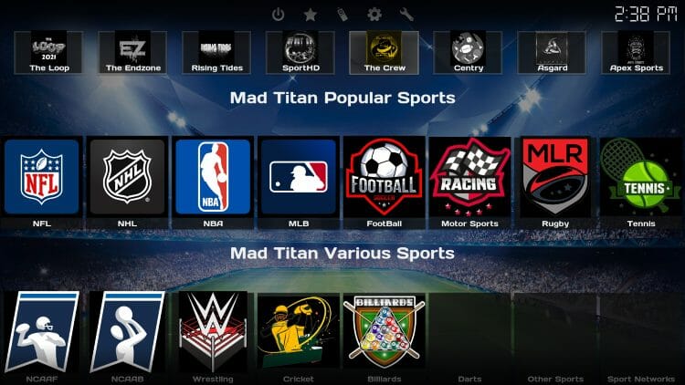 Το Kodi Build Game On
