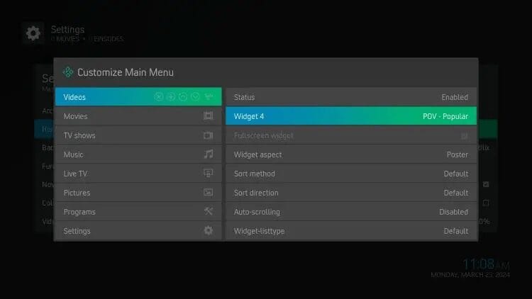 Δημιουργία προσαρμοσμένου Kodi Build