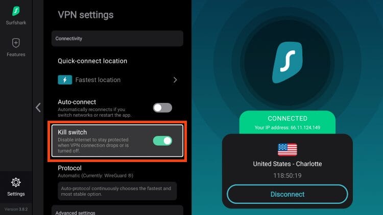 σύνδεση σε VPN πριν την αναπαραγωγή περιεχομένου στο Stremio