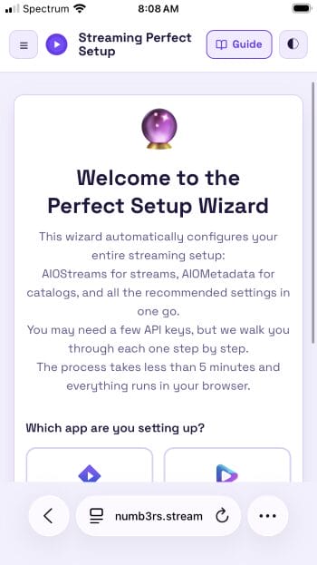 Επίσκεψη στην επίσημη ιστοσελίδα του Perfect Setup Wizard