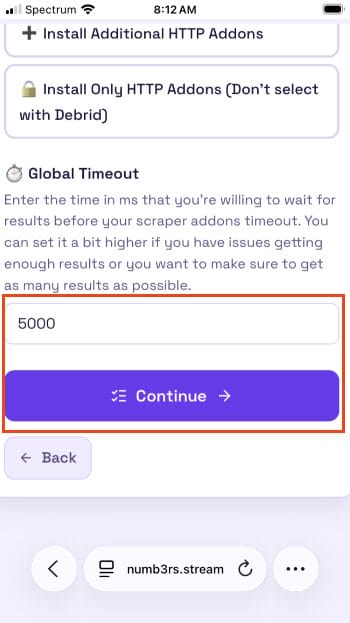 Ορισμός ορίου Global Timeout στους scrapers
