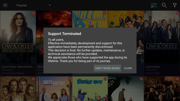 Το Cinema HD Beta δεν λειτουργεί